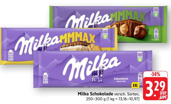 MILKA Schokolade
