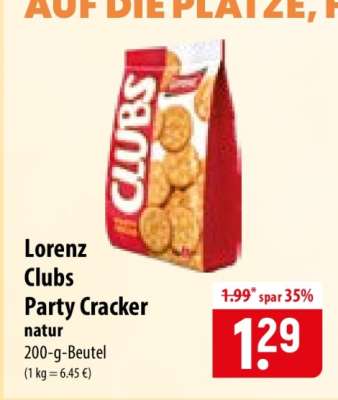 Lorenz Clubs Party Cracker natur