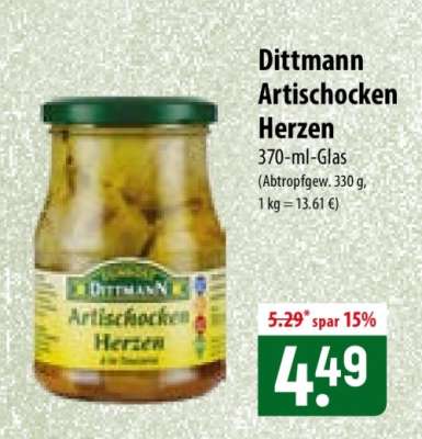 Dittmann Artischocken Herzen