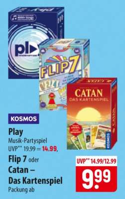 Play, Flip 7 oder Catan – Das Kartenspiel