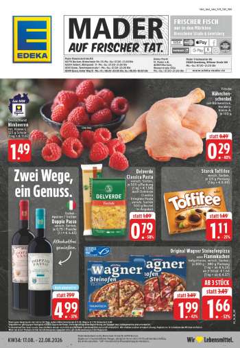 Prospekte Edeka - 17.08.2026 - 22.08.2026.