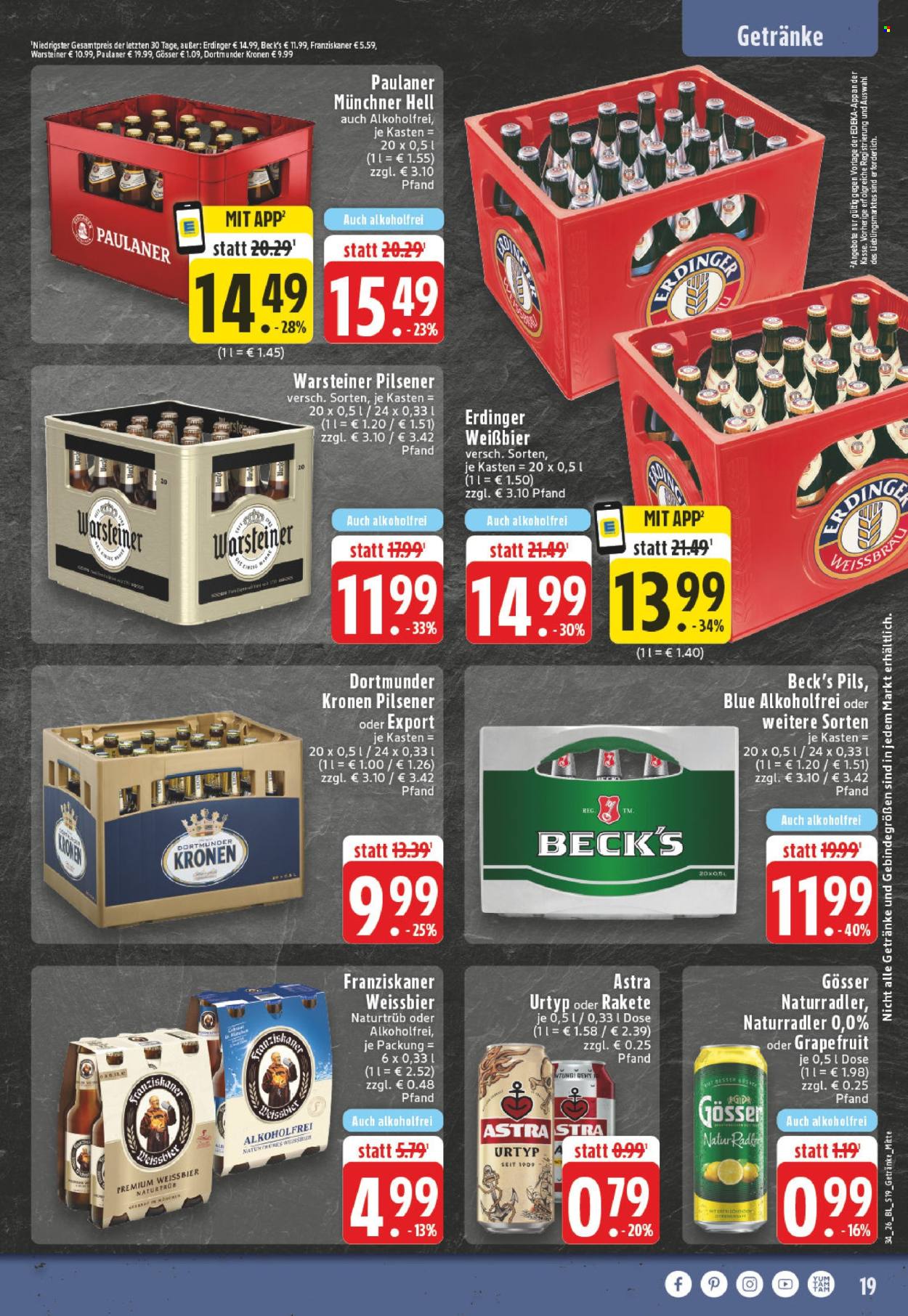 Edeka Prospekte  - 17.08.2026 - 22.08.2026. Seite 19