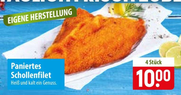 Panierte Schollenfilet