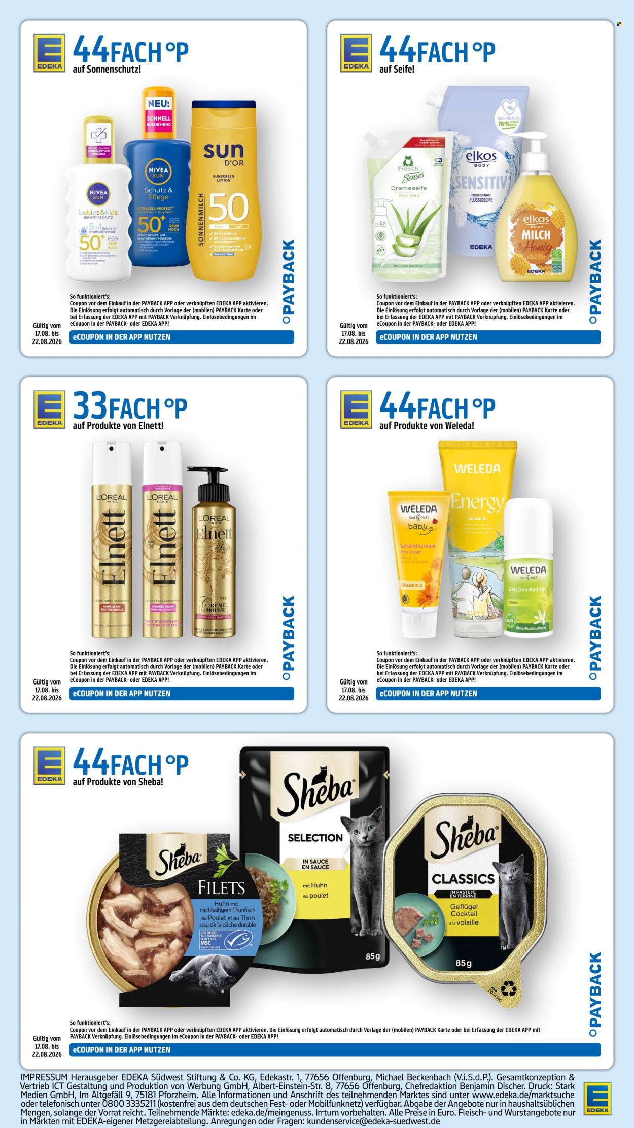Edeka Prospekte  - 17.08.2026 - 22.08.2026. Seite 36