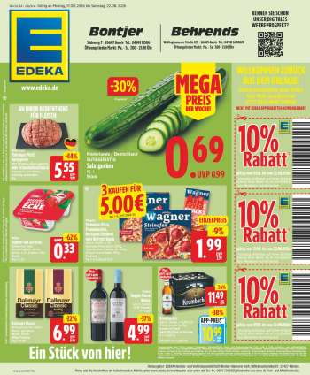 Prospekte Edeka - 17.08.2026 - 22.08.2026.