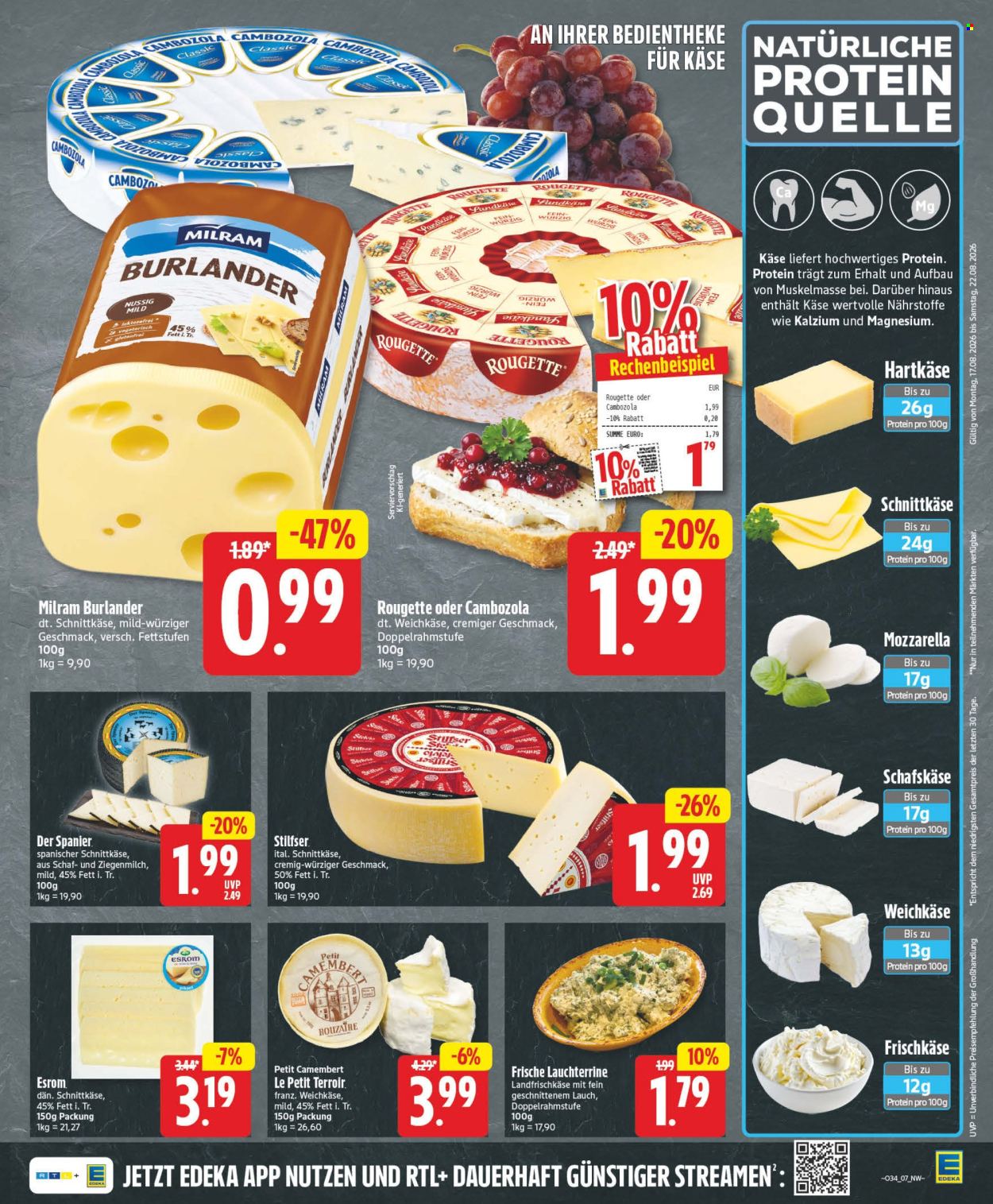 Edeka Prospekte  - 17.08.2026 - 22.08.2026. Seite 7