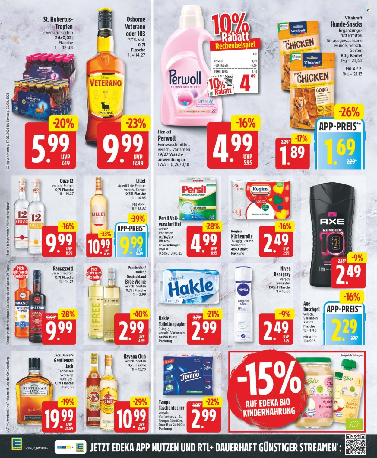 Edeka Prospekte  - 17.08.2026 - 22.08.2026. Seite 18