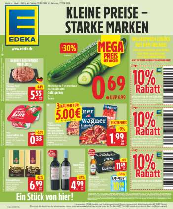 Prospekte Edeka - 17.08.2026 - 22.08.2026.