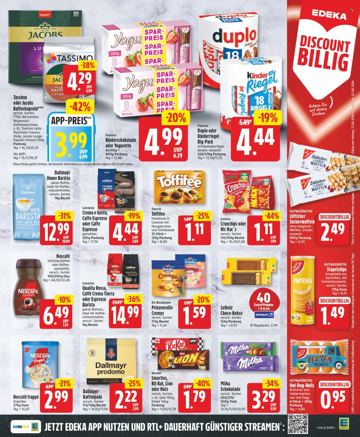 Edeka Prospekte  - 17.08.2026 - 22.08.2026. Seite 15