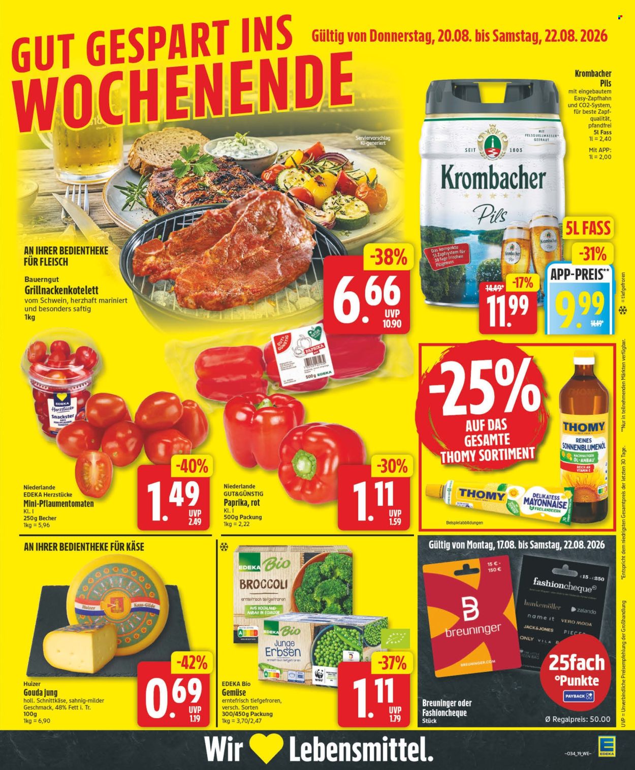 Edeka Prospekte  - 17.08.2026 - 22.08.2026. Seite 19