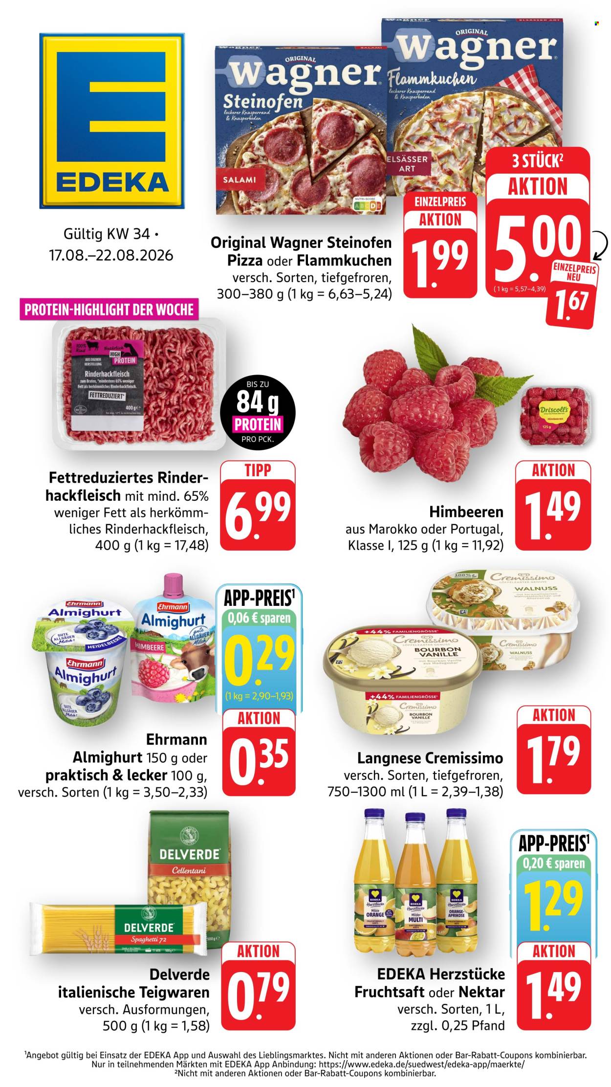 Edeka Prospekte  - 17.08.2026 - 22.08.2026. Seite 1