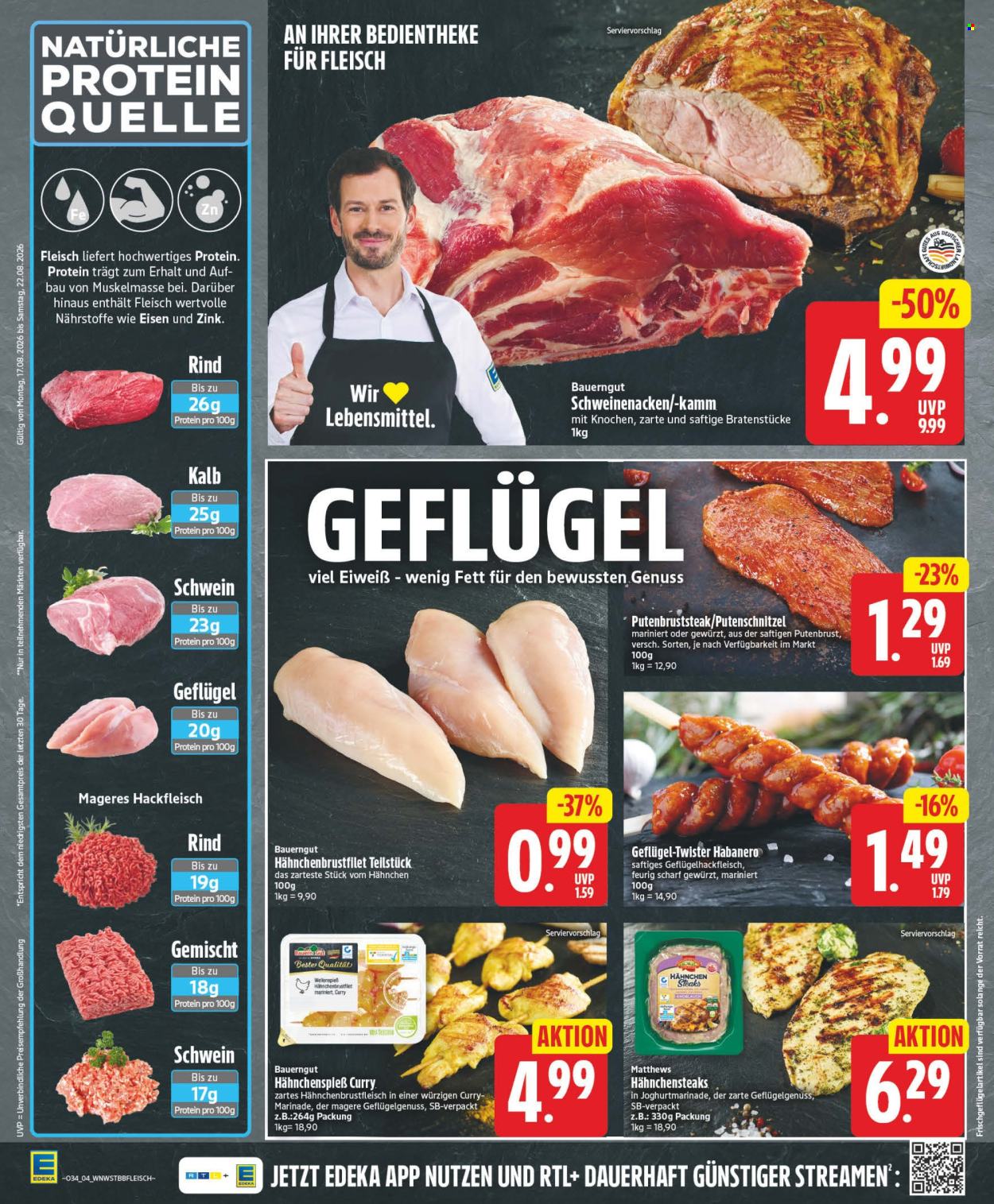 Edeka Prospekte  - 17.08.2026 - 22.08.2026. Seite 4