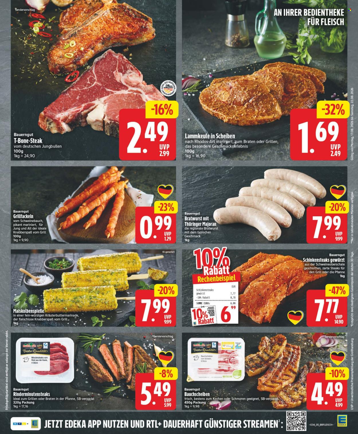 Edeka Prospekte  - 17.08.2026 - 22.08.2026. Seite 5