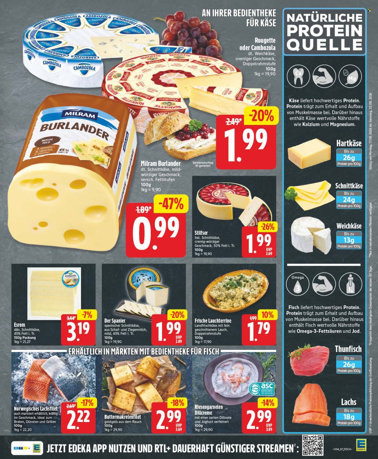 Edeka Prospekte  - 17.08.2026 - 22.08.2026. Seite 7