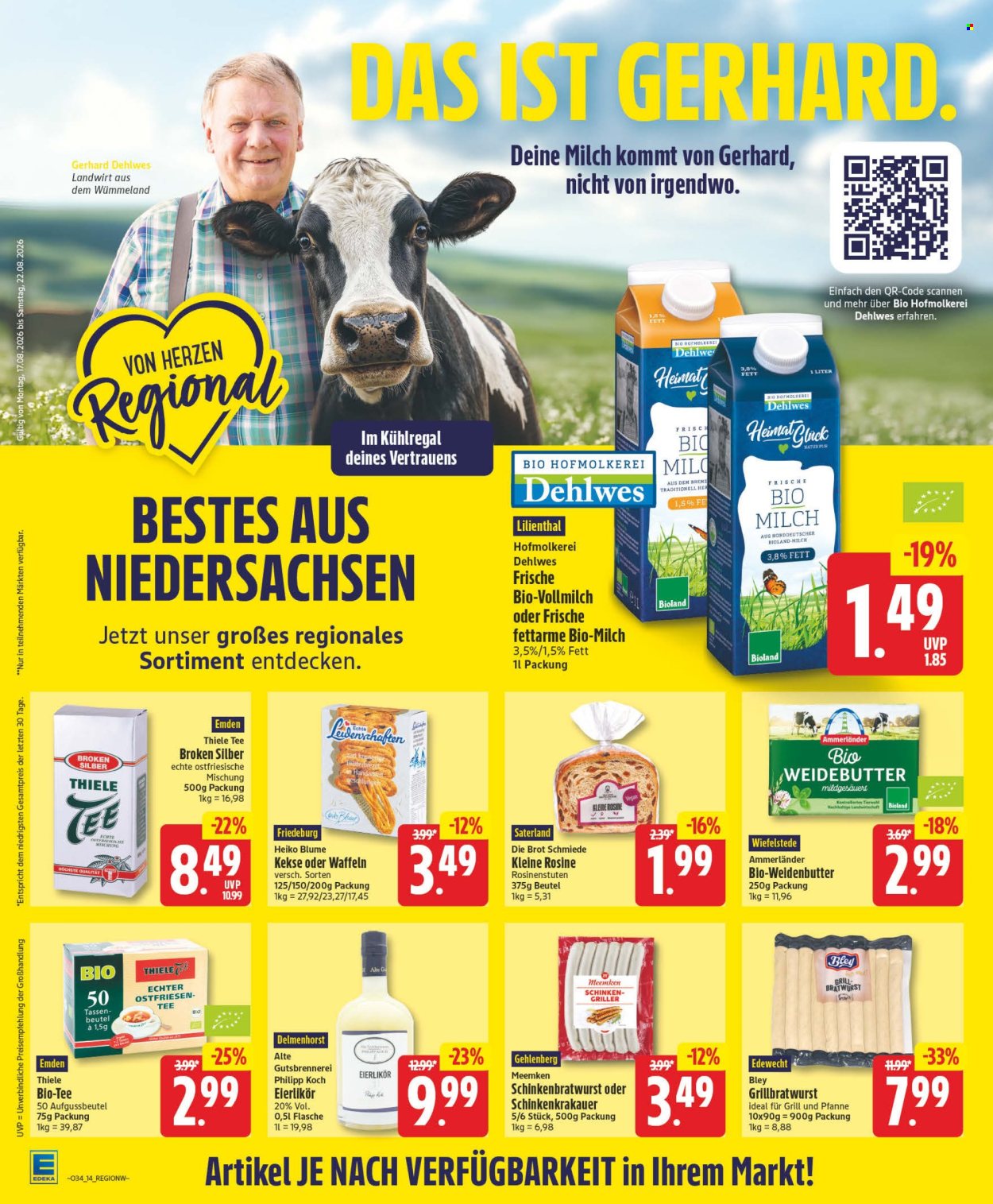 Edeka Prospekte  - 17.08.2026 - 22.08.2026. Seite 14