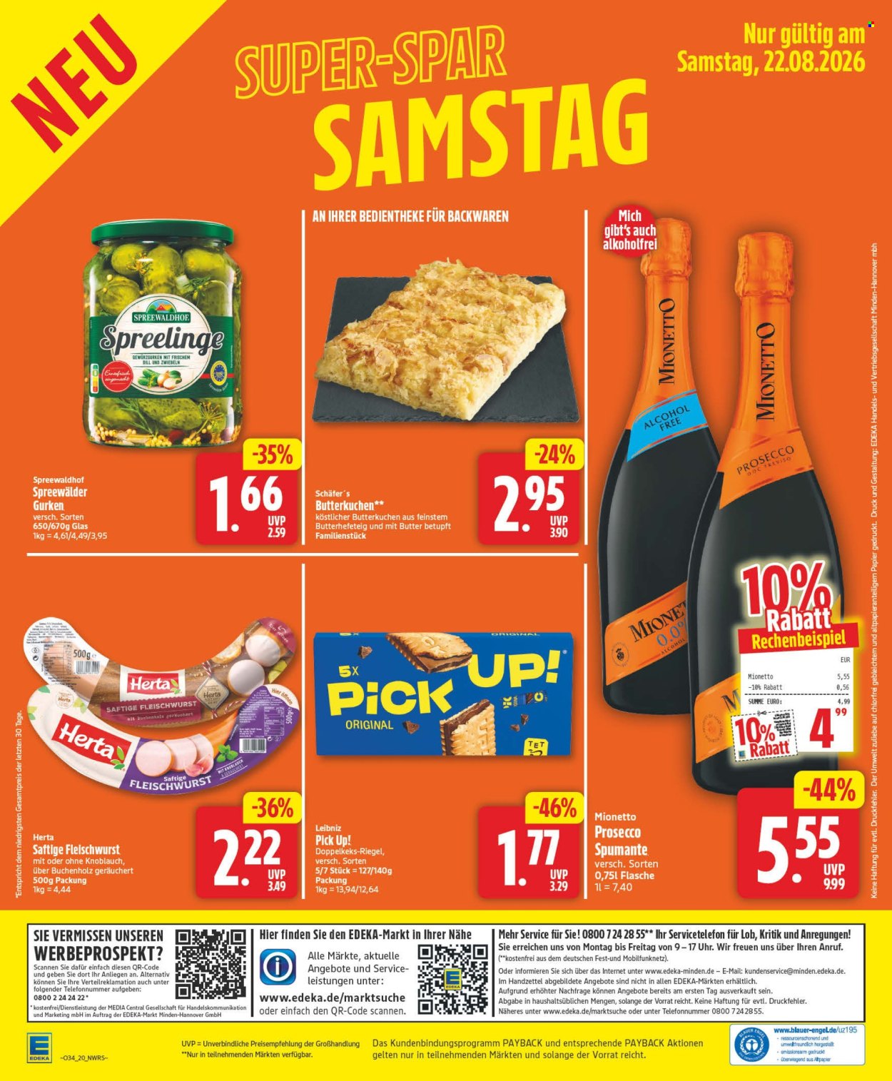 Edeka Prospekte  - 17.08.2026 - 22.08.2026. Seite 20