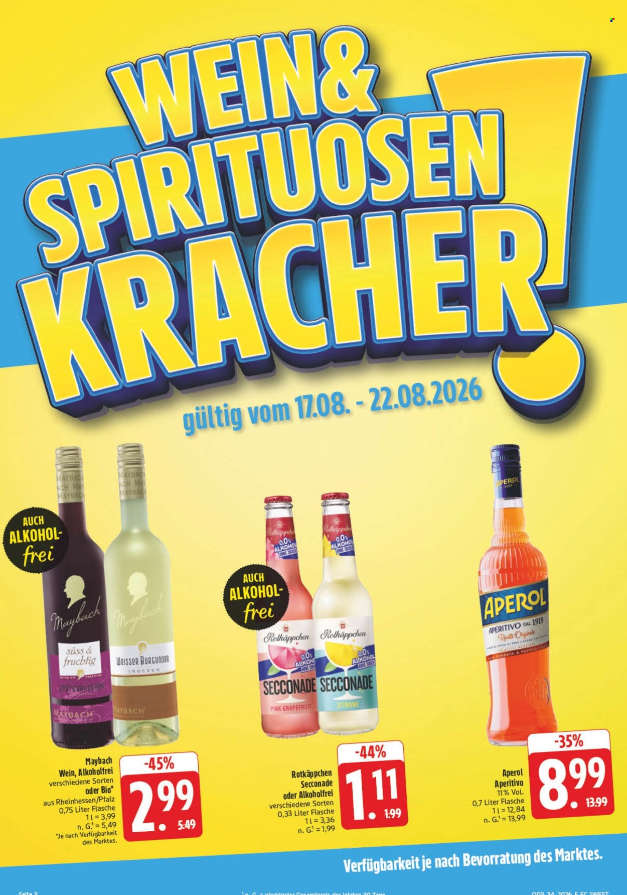 Edeka Prospekte  - 17.08.2026 - 22.08.2026. Seite 6