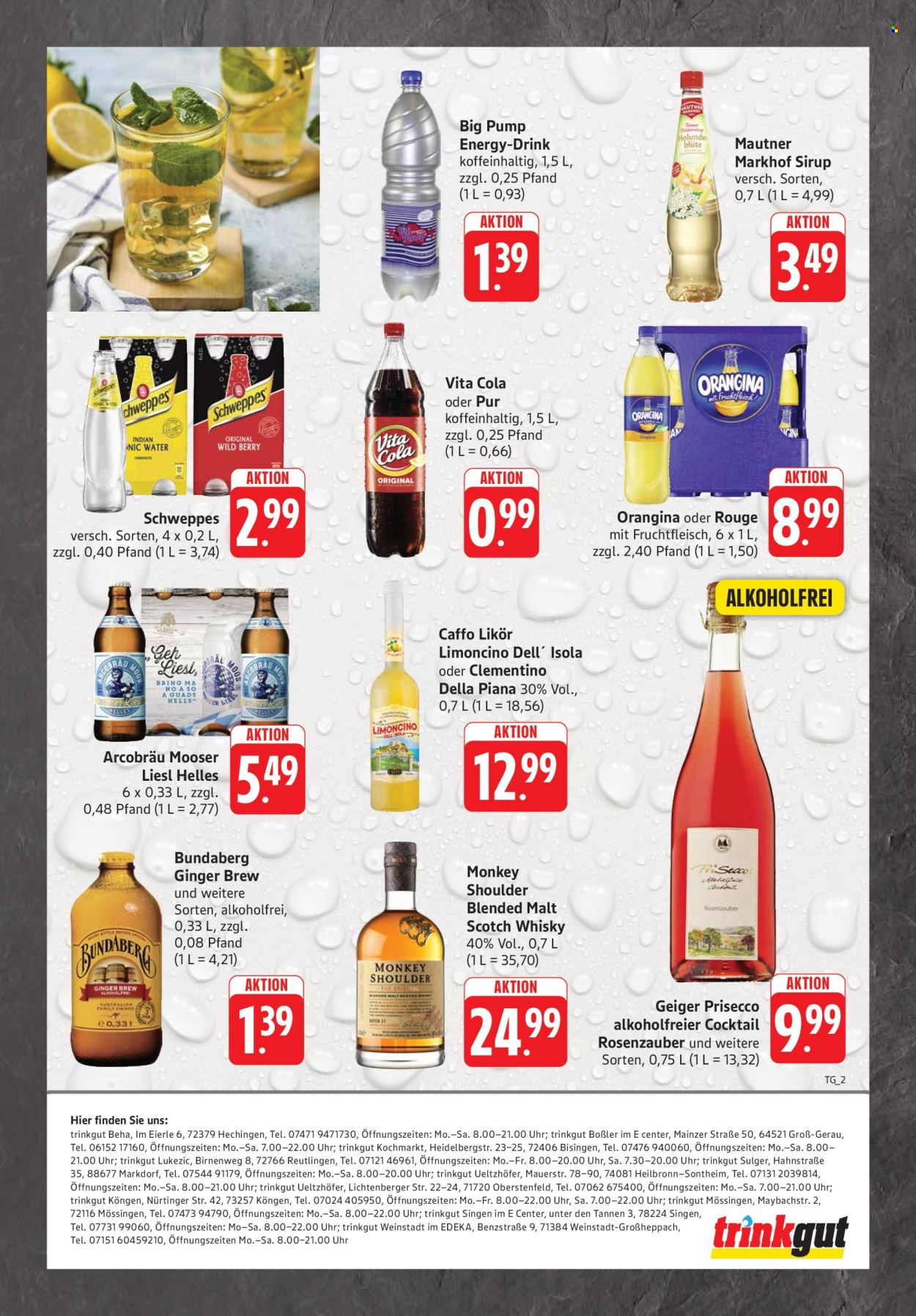 Edeka Getränkemarkt Prospekte  - 17.08.2026 - 22.08.2026. Seite 2