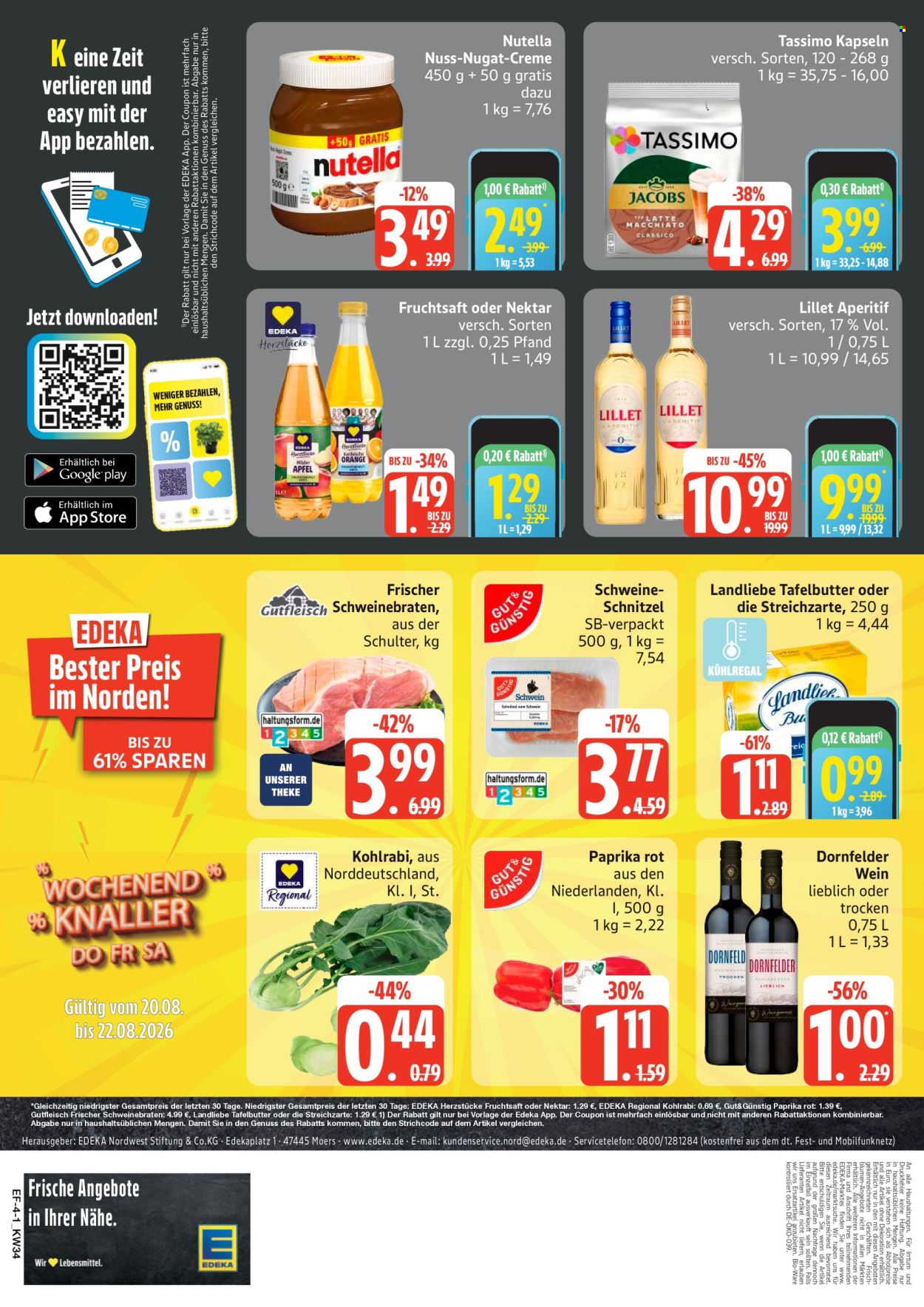 Edeka Prospekte  - 17.08.2026 - 22.08.2026. Seite 4