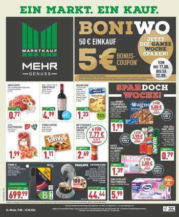 Prospekte Marktkauf - 17.08.2026 - 22.08.2026.