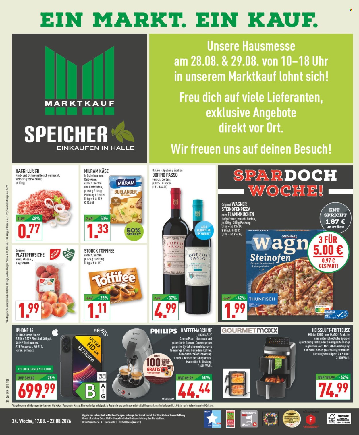 Marktkauf Prospekte  - 17.08.2026 - 22.08.2026. Seite 1