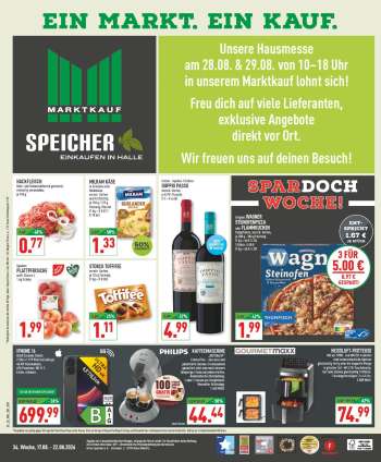 Prospekte Marktkauf - 17.08.2026 - 22.08.2026.