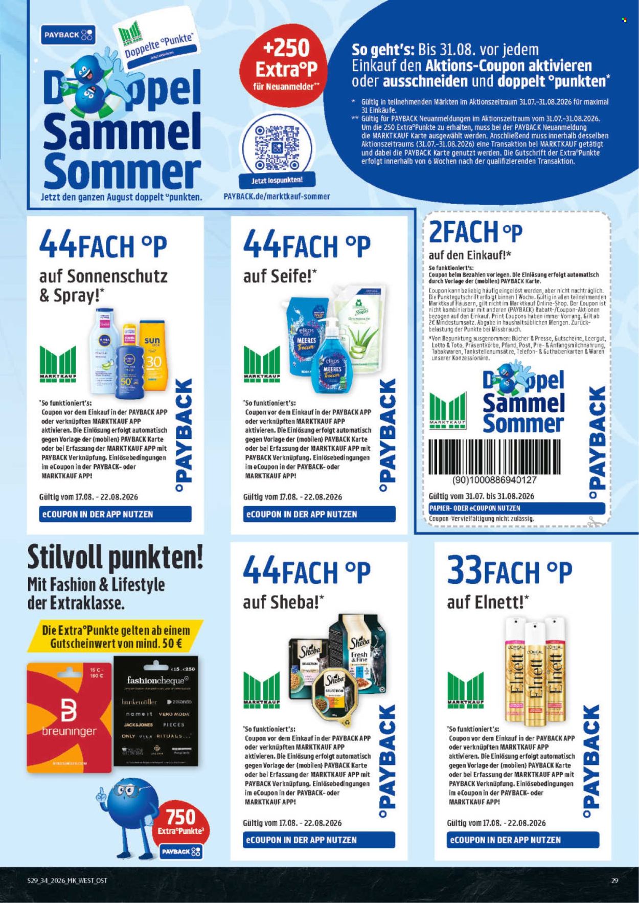 Marktkauf Prospekte  - 17.08.2026 - 22.08.2026. Seite 29