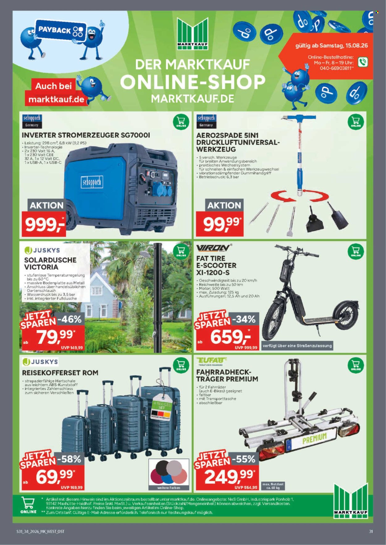 Marktkauf Prospekte  - 17.08.2026 - 22.08.2026. Seite 31