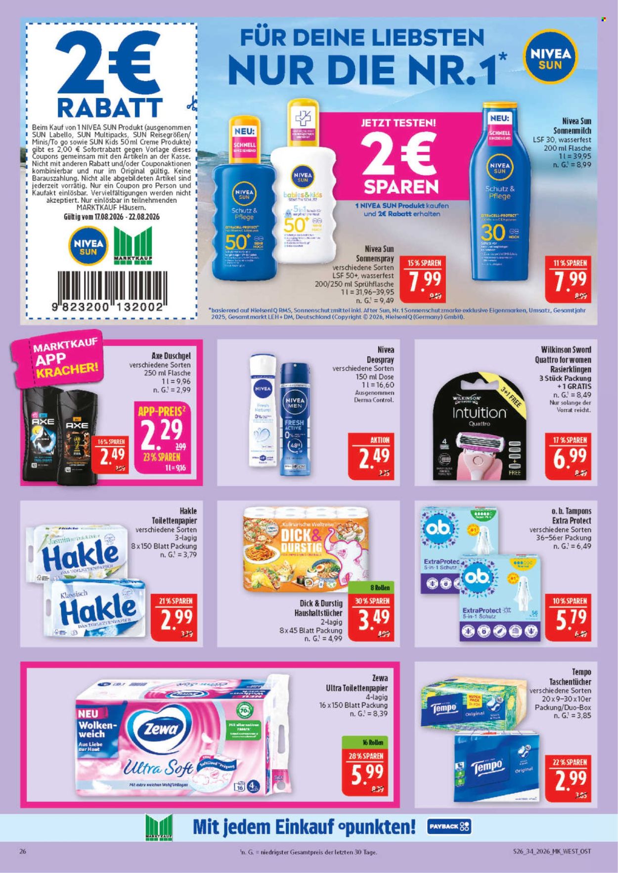 Marktkauf Prospekte  - 17.08.2026 - 22.08.2026. Seite 26