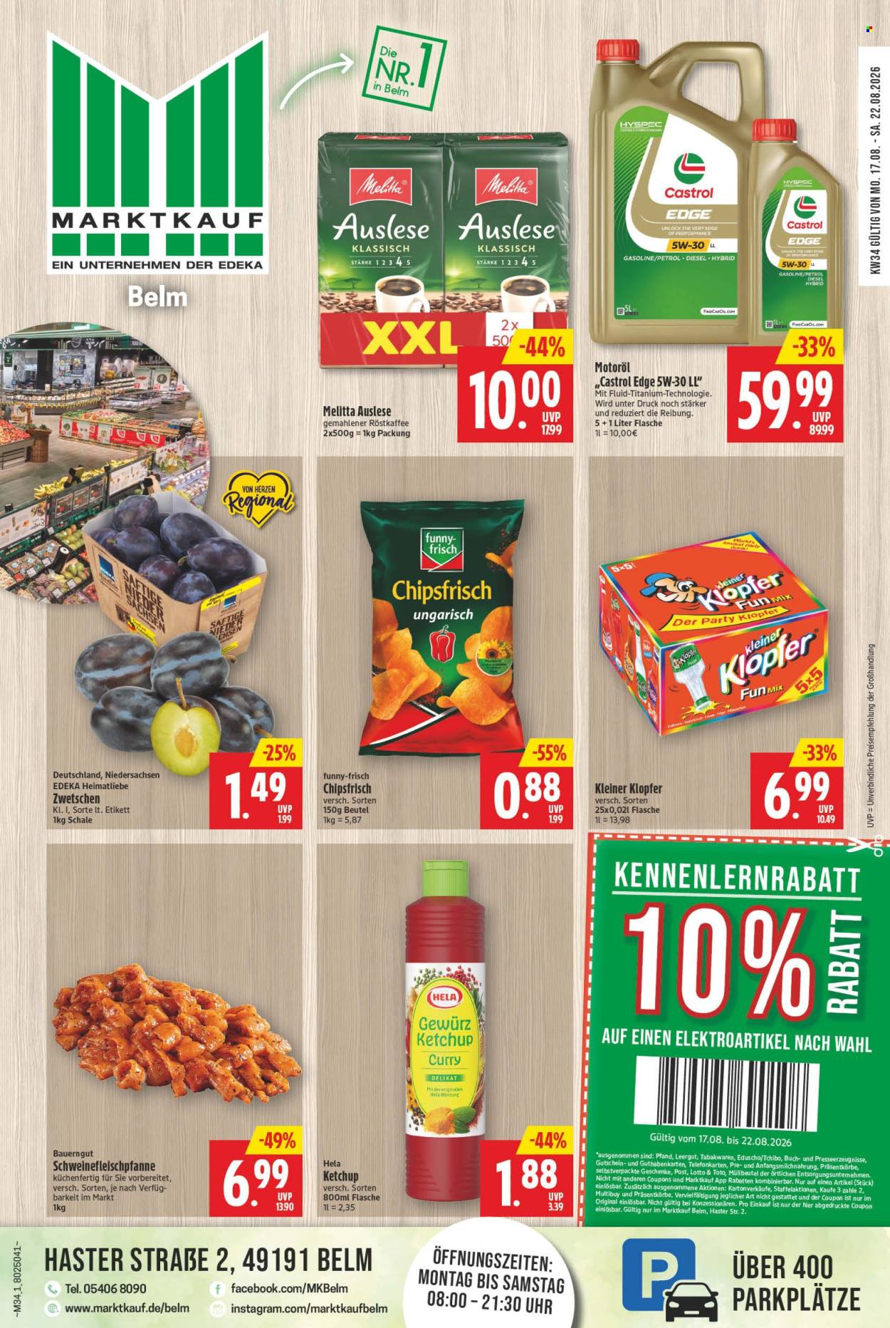 Marktkauf Prospekte  - 17.08.2026 - 22.08.2026. Seite 1