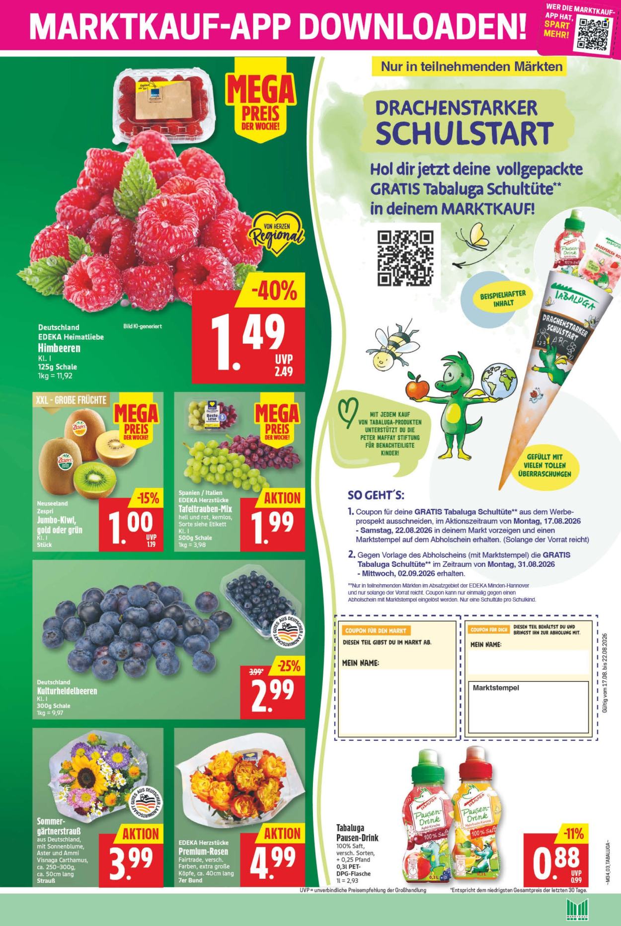 Marktkauf Prospekte  - 17.08.2026 - 22.08.2026. Seite 3