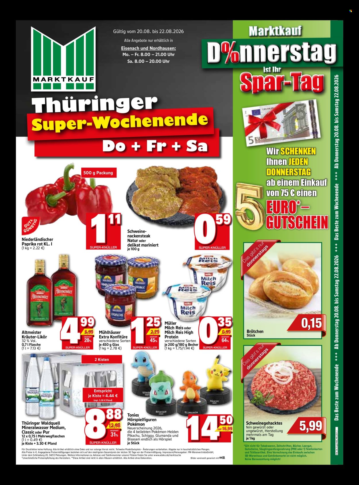 Marktkauf Prospekte  - 17.08.2026 - 22.08.2026. Seite 23