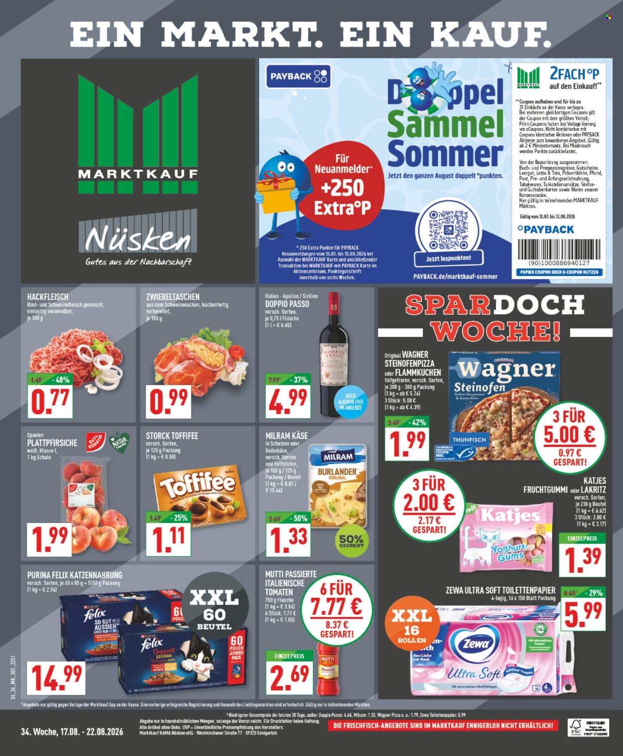 Marktkauf Prospekte  - 17.08.2026 - 22.08.2026. Seite 1