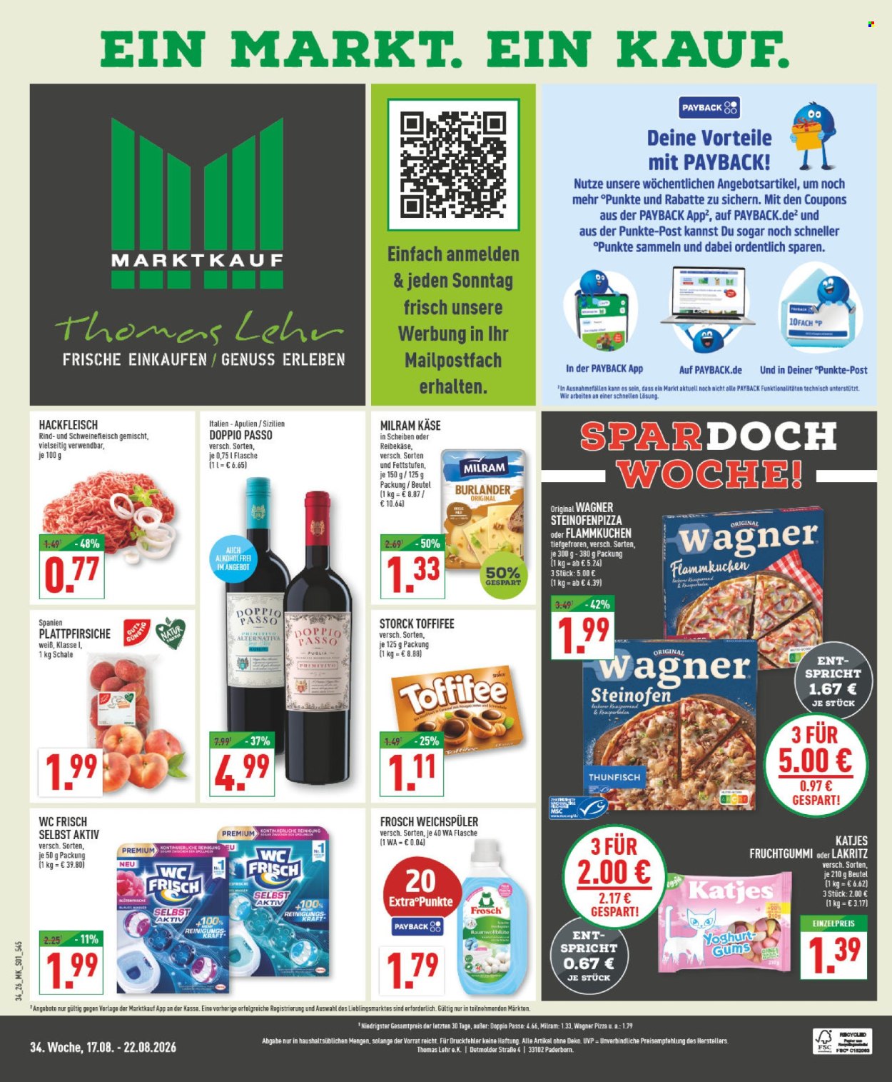 Marktkauf Prospekte  - 17.08.2026 - 22.08.2026. Seite 1