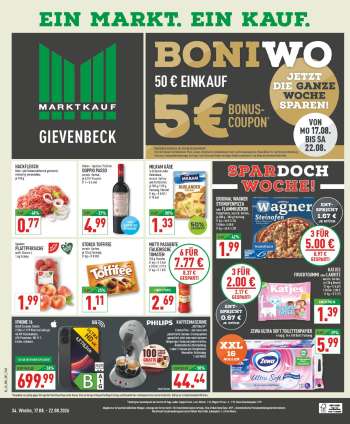 Prospekte Marktkauf - 17.08.2026 - 22.08.2026.