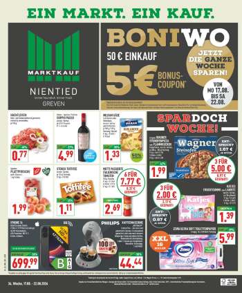 Prospekte Marktkauf - 17.08.2026 - 22.08.2026.