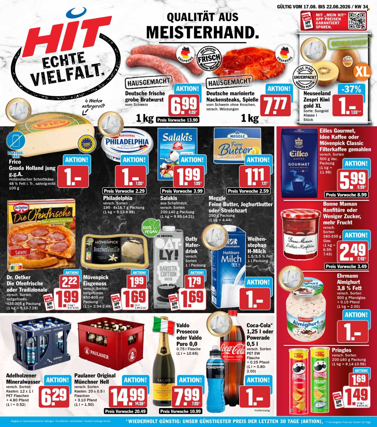 Hit Prospekte  - 17.08.2026 - 22.08.2026. Seite 1
