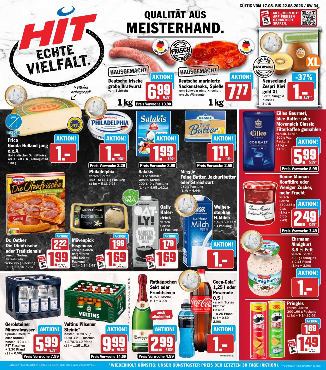 Hit Prospekte  - 17.08.2026 - 22.08.2026. Seite 1
