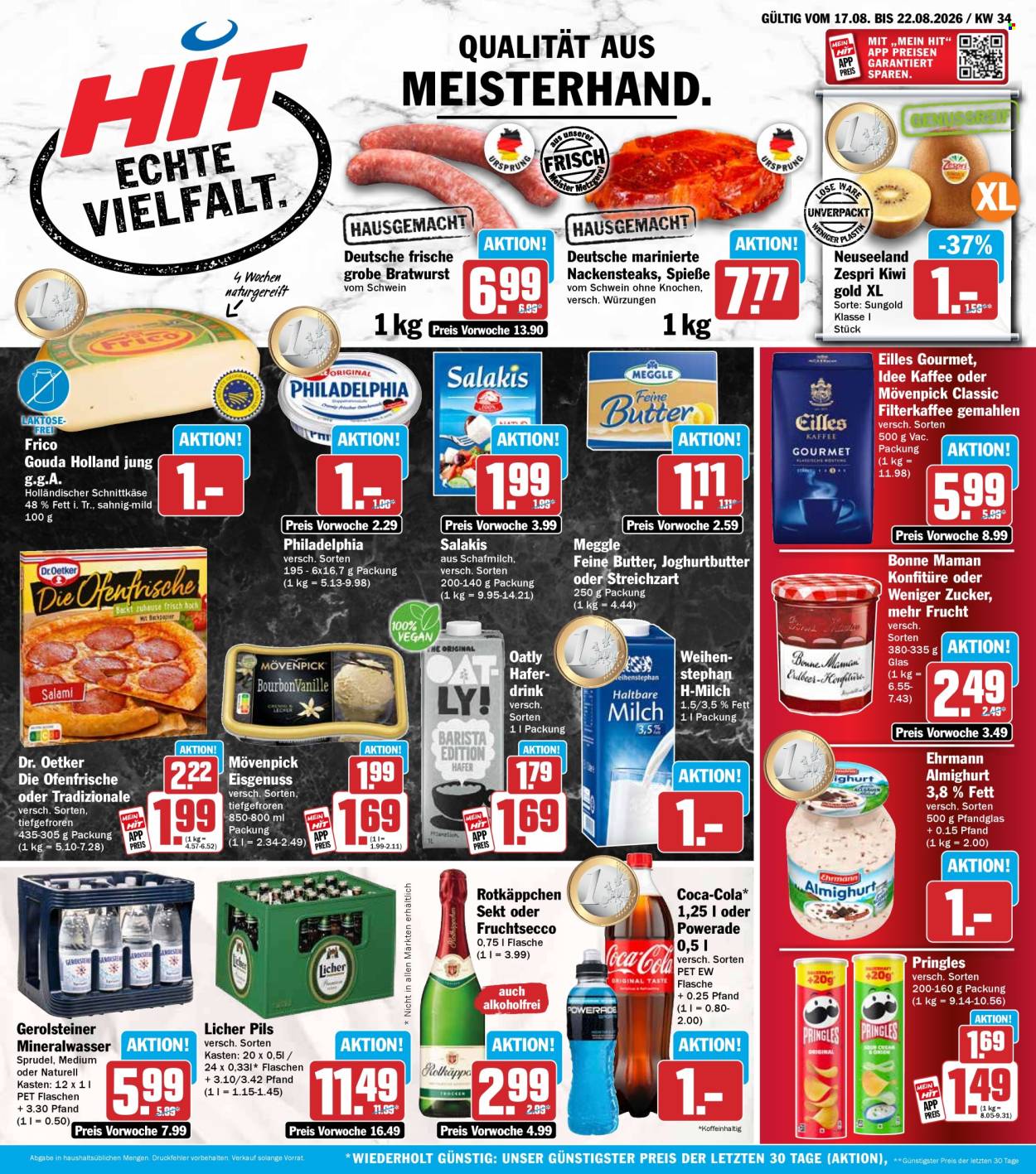 Hit Prospekte  - 17.08.2026 - 22.08.2026. Seite 1