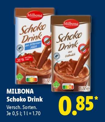 Milbona Schoko Drink