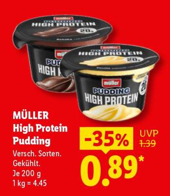 Müller High Protein Pudding