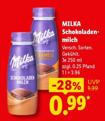 Milka Schokoladenmilch