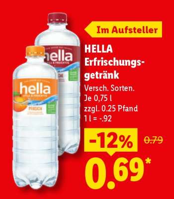 HELLA Erfrischungsgetränk