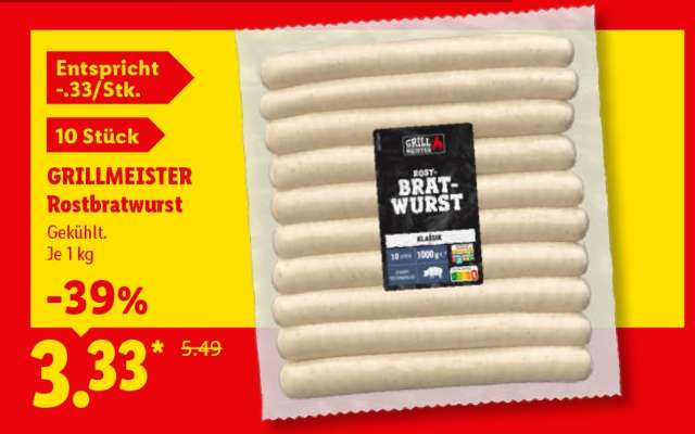 Grillmeister Rostbratwurst