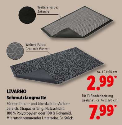 Livarno Schmutzfangmatte