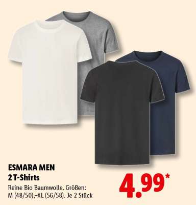 ESMARA MEN 2 T-Shirts