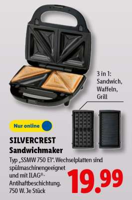 SILVERCREST Sandwichmaker