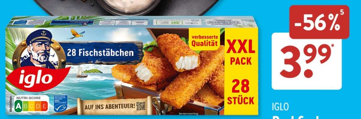 Iglo Fischstäbchen XXL Pack