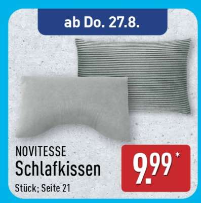 NOVITESSE Schlafkissen
