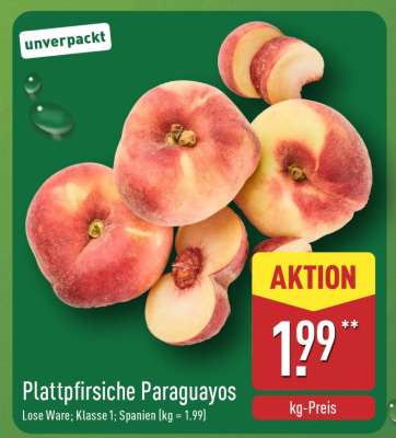 Plattpfirsiche „Paraguayos“